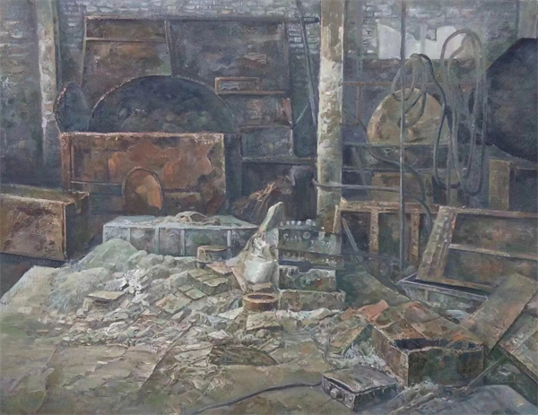 5、标题：和平年代（油画） 作者：郑永刚.jpg